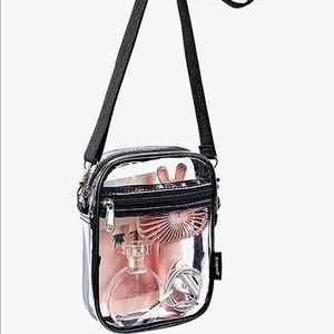 Clear cross body bag. Never used.
